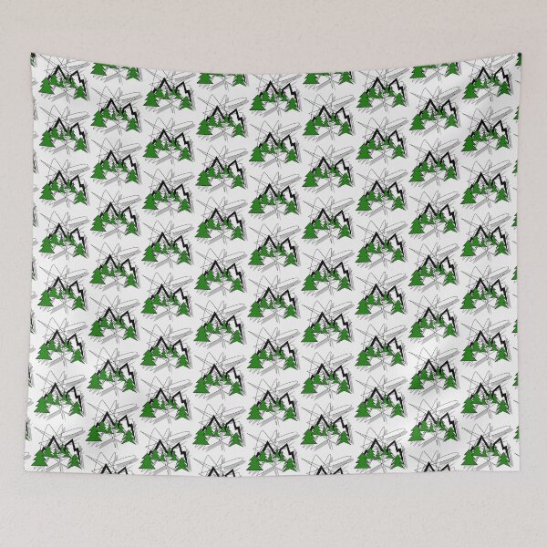 Item preview, Mountain And tree abstract  designed and sold by Grafititee.