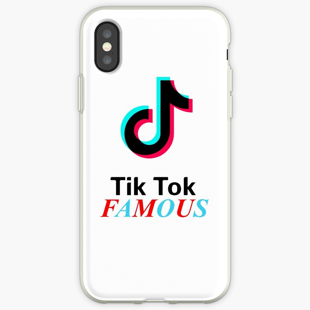 "Tik Tok Famous" iPhone Case & Cover by casadyspencer Redbubble