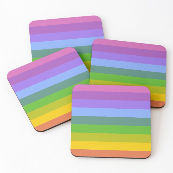 Item preview, Retro Vintage Rainbow Stripes designed and sold by Wizzles Emporium.