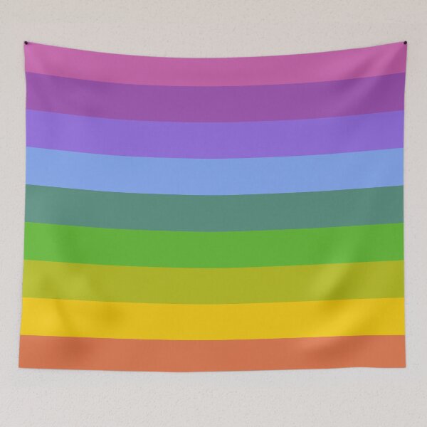 Item preview, Retro Vintage Rainbow Stripes designed and sold by Wizzles Emporium.