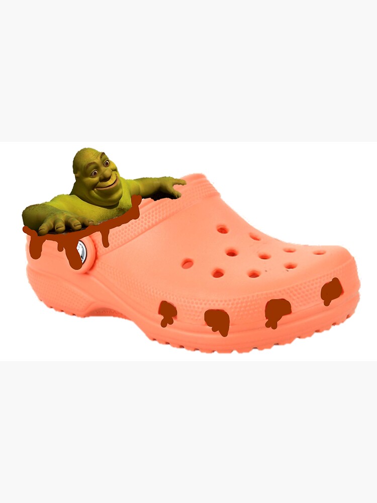 howdy guys! here are my shrek-themed crocs! 🐊💚🤎 i used the