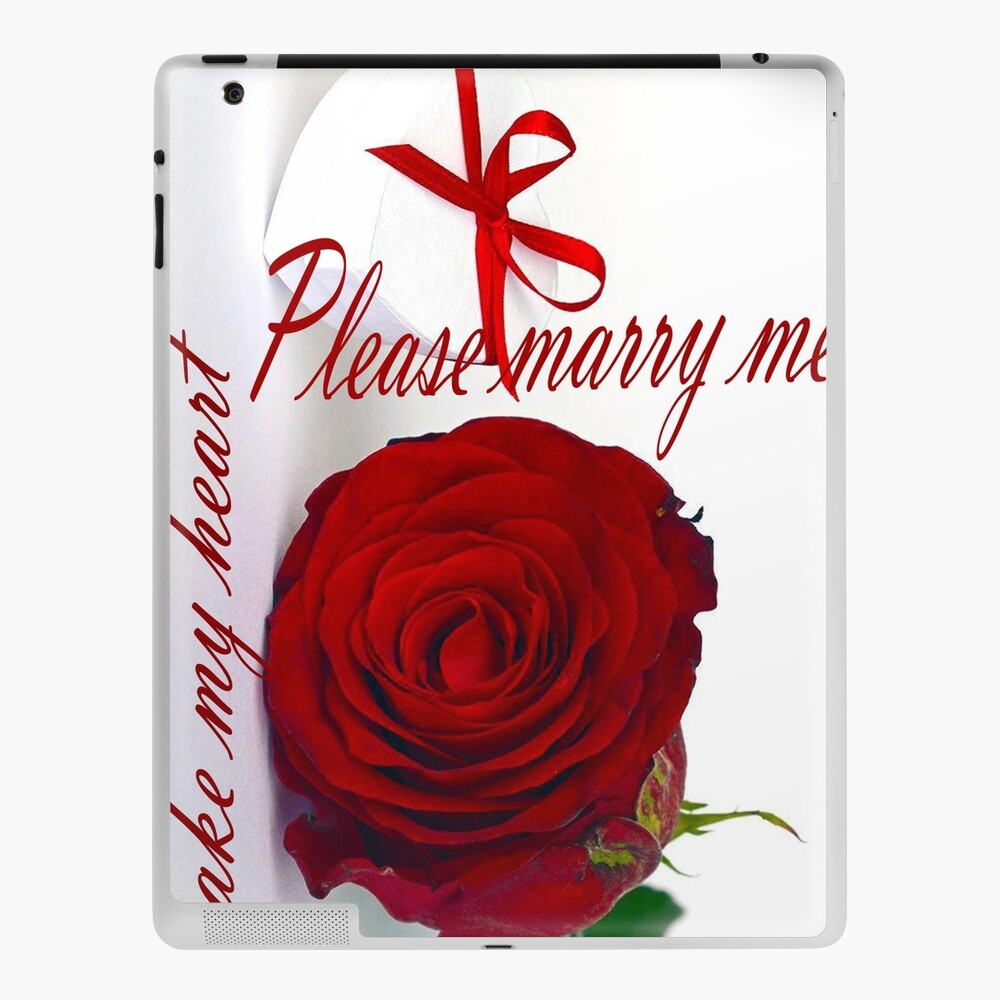 Please Marry Me Ipad Case Skin By Soh33 Redbubble