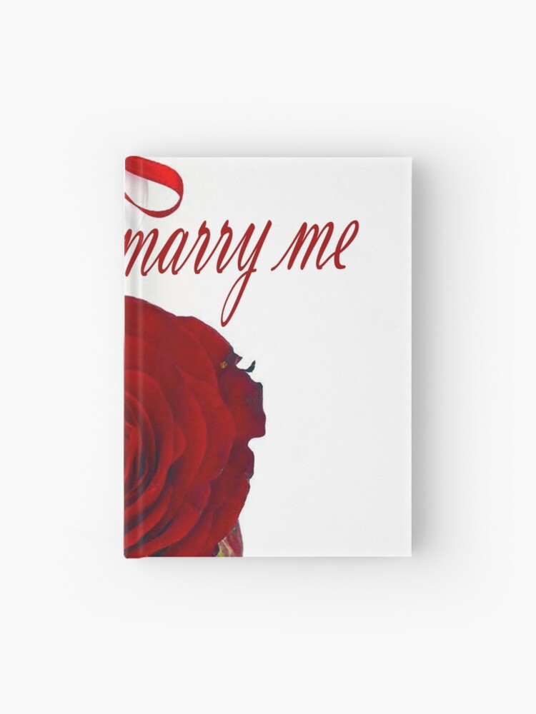 Please Marry Me Hardcover Journal By Soh33 Redbubble