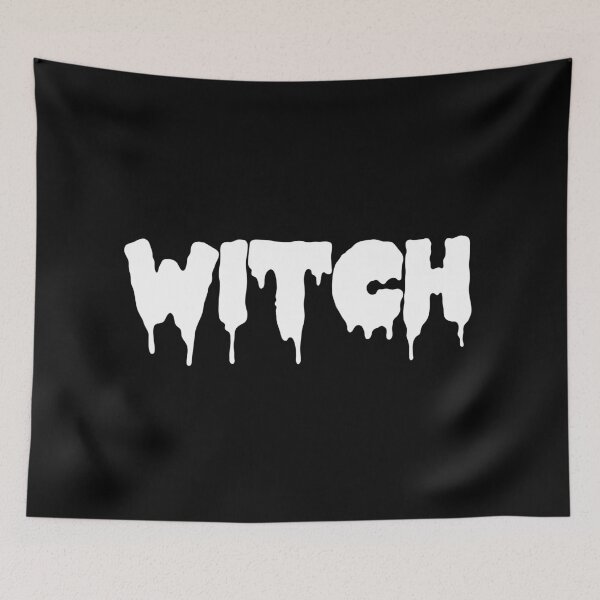 Item preview, Witch Gothic White Dripping Text Slogan designed and sold by JessicaAmber.