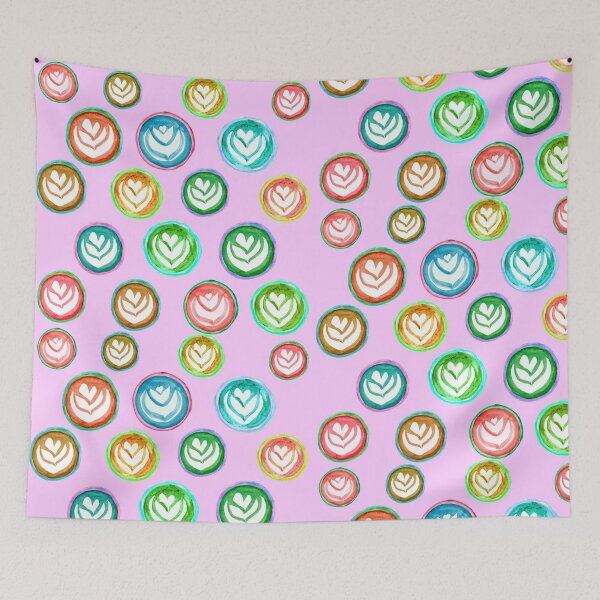 Item preview, Pastel Pink Latte Art designed and sold by Ellengsart.