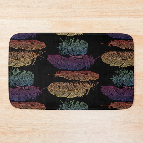 Item preview, Four Feathers - rainbow print designed and sold by TangerineMeg.