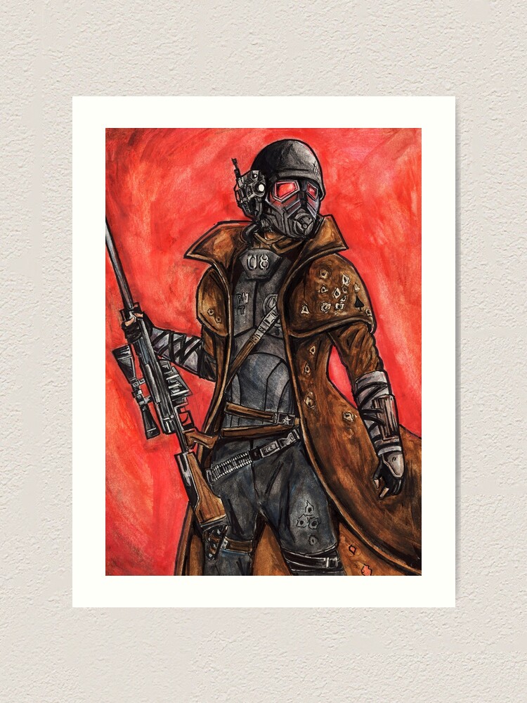 Fallout New Vegas Ncr Veteran Ranger Art Print By Breakfasttears Redbubble