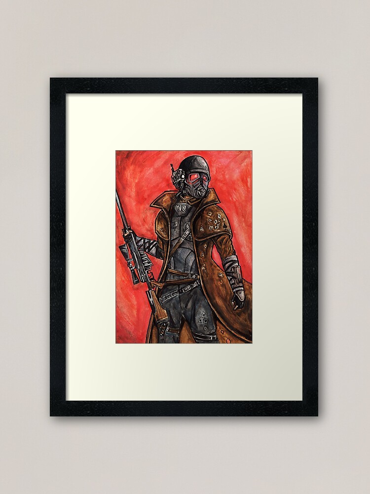 Fallout New Vegas Ncr Veteran Ranger Framed Art Print By Breakfasttears Redbubble