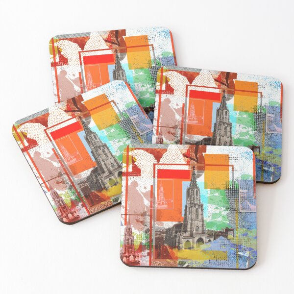 Item preview,  the Berner Münster should not be missed. The late medieval building is an architectural masterpiece. The Gothic architectural style is just as impressive as a glass painting cycle from the 15th century.
The design by Mallybeau Mauswohn shows a colorful  designed and sold by Mauswohn.
