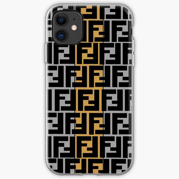 Fendi Collage Pattern iPhone Soft Case