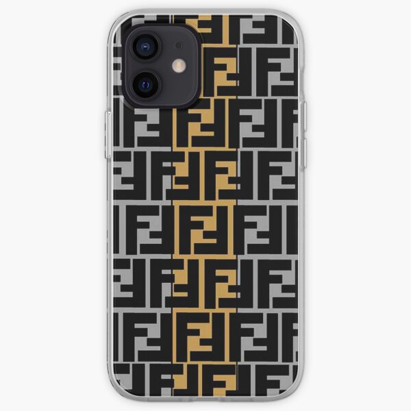 Fendi Collage Pattern iPhone Soft Case