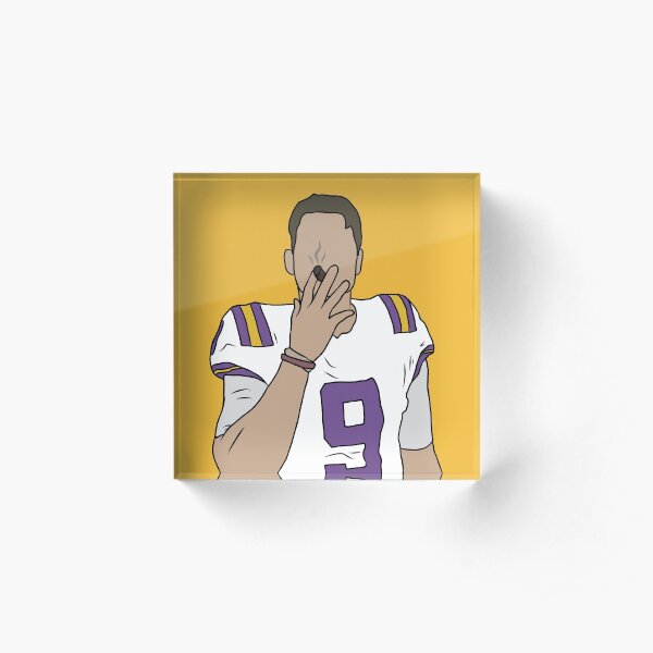 Joe Burrow Cigar Acrylic Block