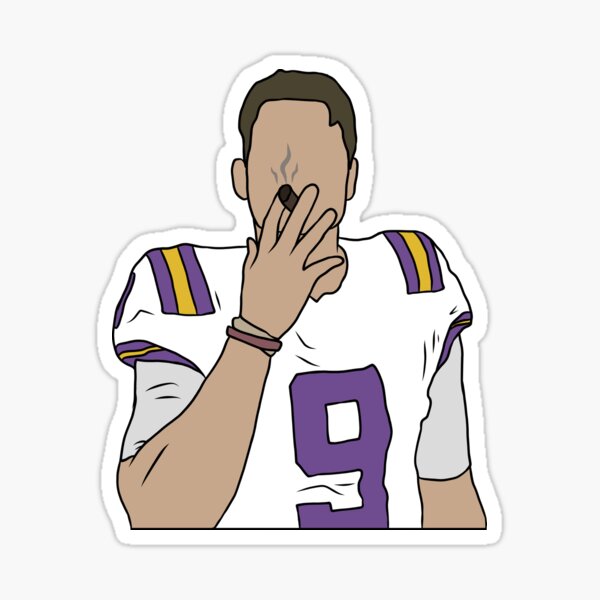 Joe Burrow Cigar Sticker