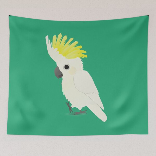 Item preview, Cute sulphur-crested cockatoo designed and sold by Bwiselizzy.