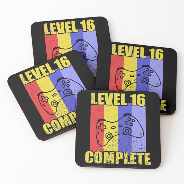 Item preview, Gamer 16th Birthday Level 16 Complete Gift designed and sold by shurikaner.