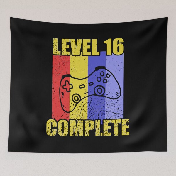 Item preview, Gamer 16th Birthday Level 16 Complete Gift designed and sold by shurikaner.