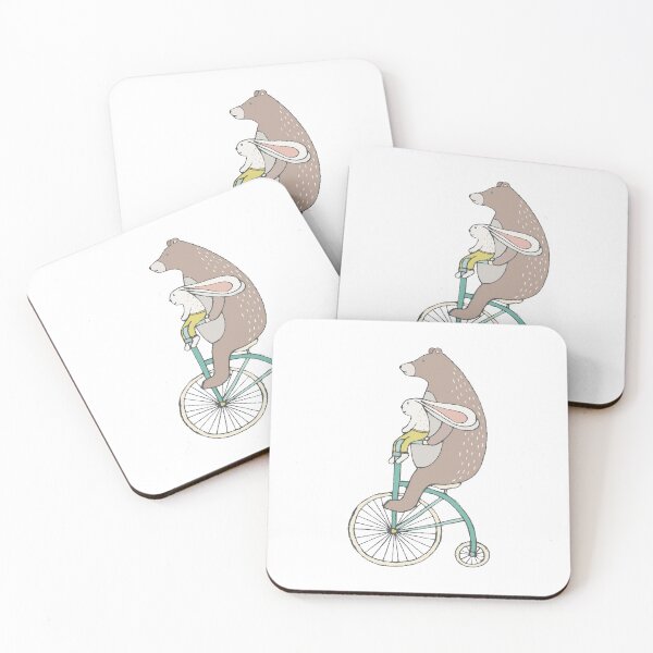 Item preview, Let's take a ride - Cute bear riding bike designed and sold by Marianne1108.