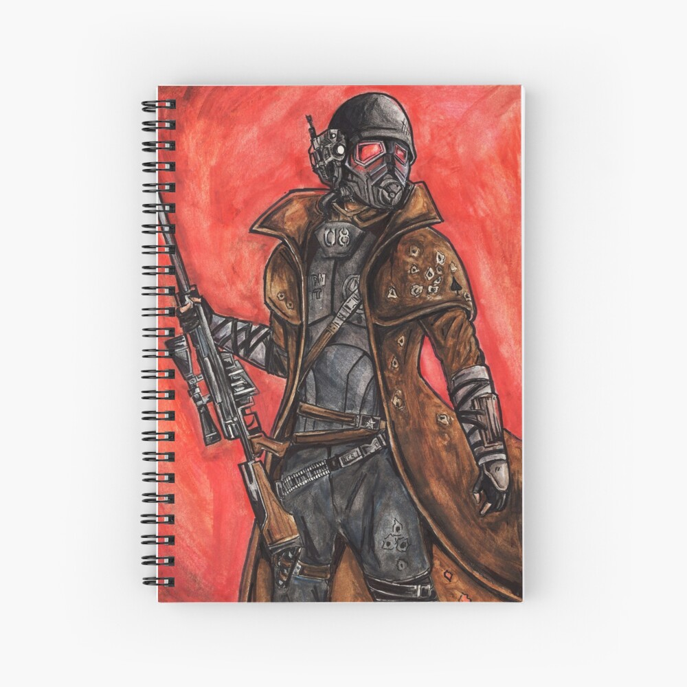 Fallout New Vegas Ncr Veteran Ranger Spiral Notebook By Breakfasttears Redbubble