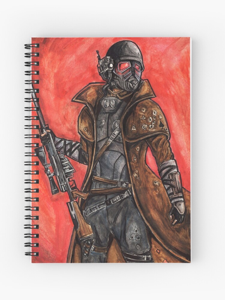 Fallout New Vegas Ncr Veteran Ranger Spiral Notebook By Breakfasttears Redbubble