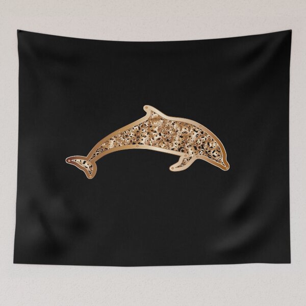 Item preview, Steampunk dolphin abstract design designed and sold by Gerald Waters.