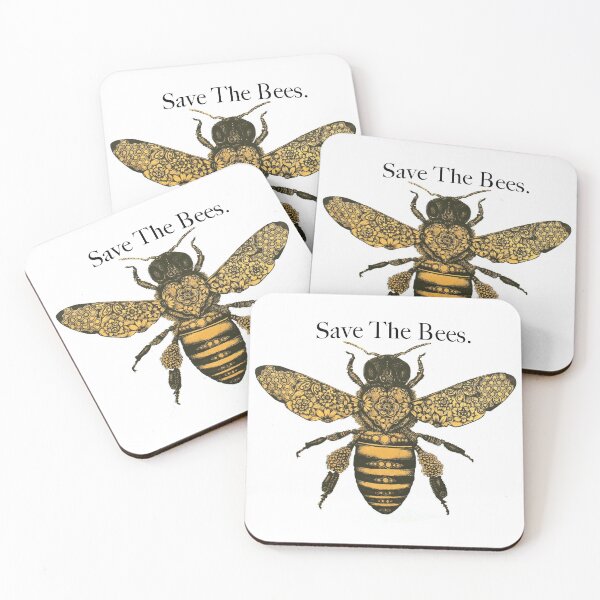 Item preview, Save the Bees designed and sold by hallesiegel.