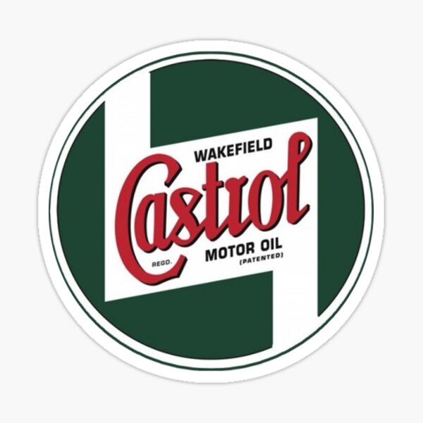 Vintage motor oil logo Sticker