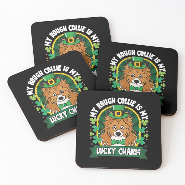 Item preview, Rough Collie is my Lucky Charm St Patricks designed and sold by rafaeltto.