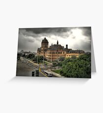 Old Main at Wayne State Greeting Card