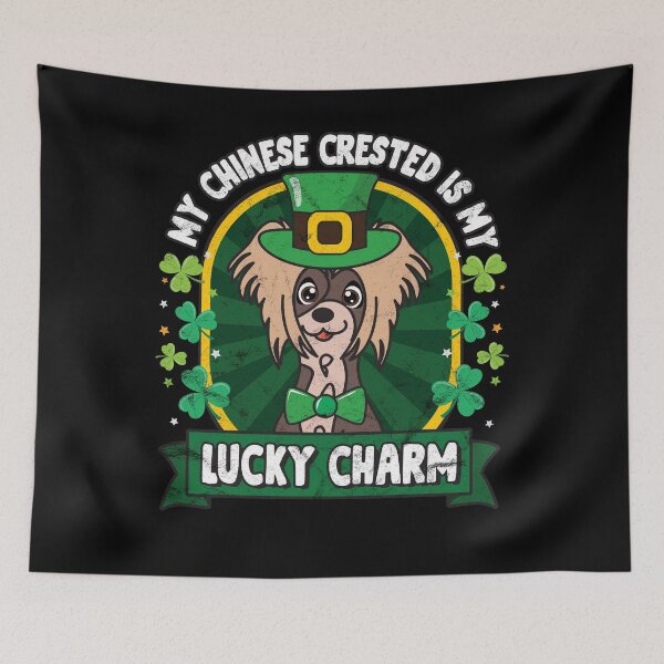 Item preview, Chinese Crested is my Lucky Charm St Patricks designed and sold by rafaeltto.