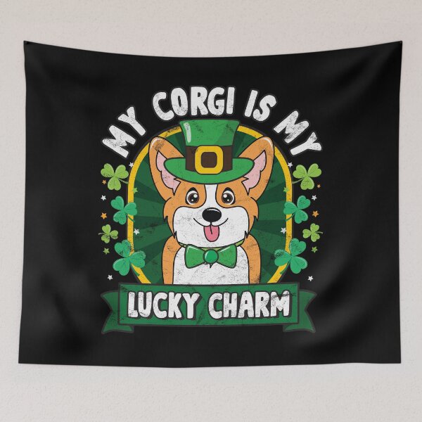 Item preview, Corgi is my Lucky Charm St Patricks designed and sold by rafaeltto.