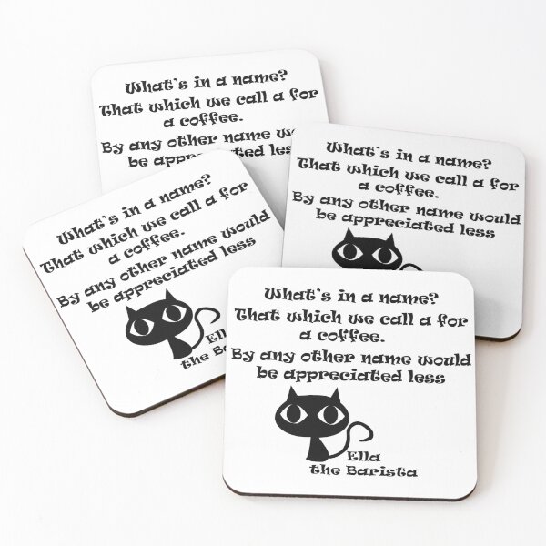 Item preview, Ella the barista - a coffee by any other name designed and sold by LiaCAustralia.