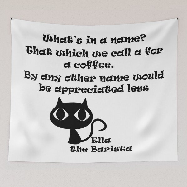 Item preview, Ella the barista - a coffee by any other name designed and sold by LiaCAustralia.