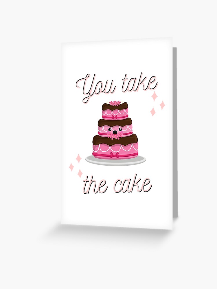 Cake Holds My Life Together Funny Pastries Humor D' Sticker | Spreadshirt