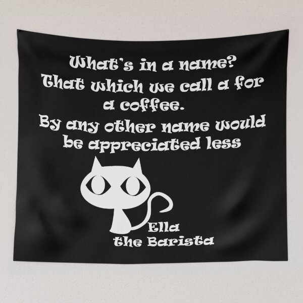 Item preview, Ella the barista - a coffee by any other name designed and sold by LiaCAustralia.