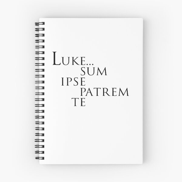 Item preview, Luke I am your father phrase in Latin designed and sold by Espirius.