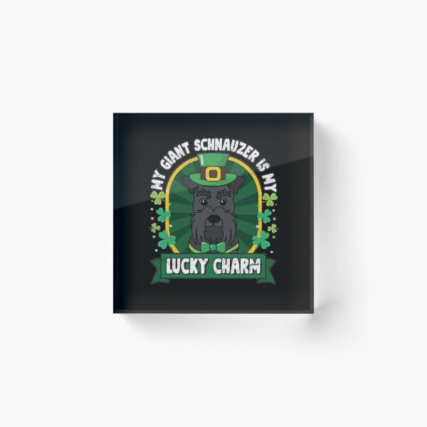 Item preview, Giant Schnauzer is my Lucky Charm St Patricks designed and sold by rafaeltto.