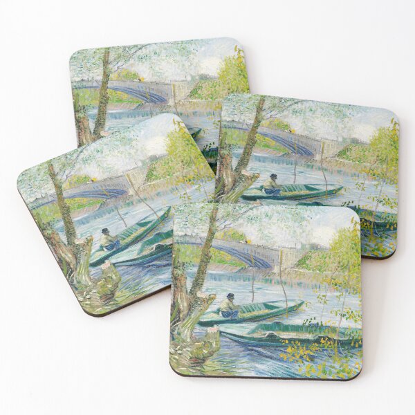 Item preview, Lake with boats by Vincent Van Gogh designed and sold by Vintage Designs +.