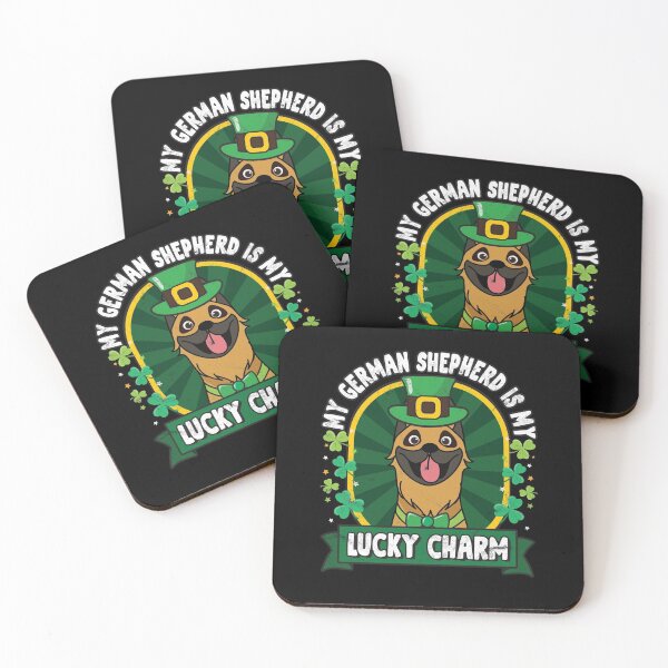 Item preview, German Shepherd is my Lucky Charm St Patricks designed and sold by rafaeltto.