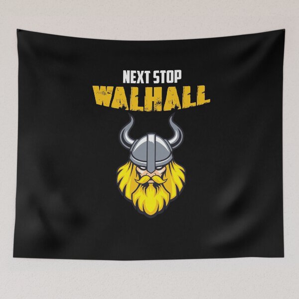 Item preview, Next Stop Walhall | viking designed and sold by Schwaben Designs.