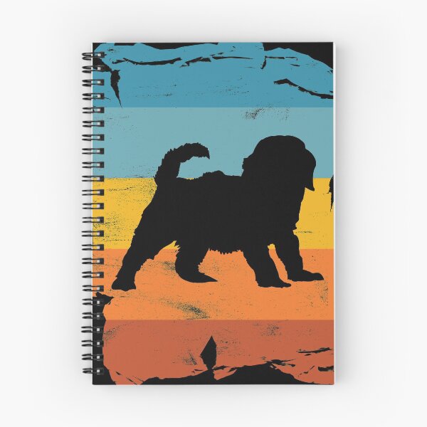 Artikelvorschau, Cockapoo Distressed Vintage Retro Silhouette entworfen und verkauft von DoggyStyles.