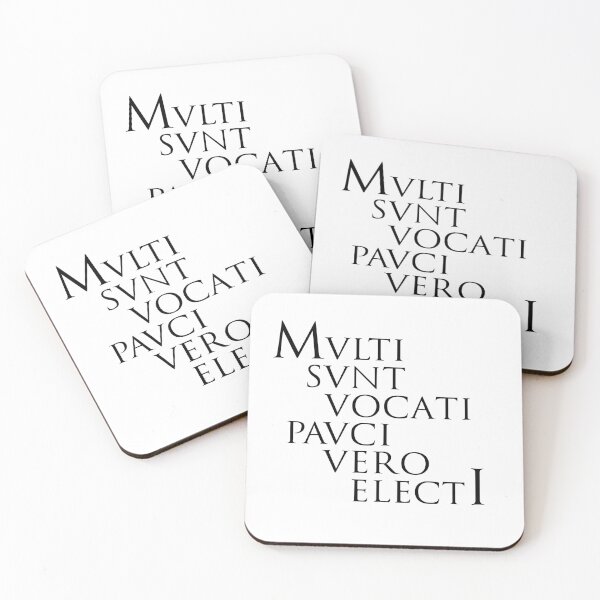 Item preview, Many are called few are chosen phrase in Latin designed and sold by Espirius.