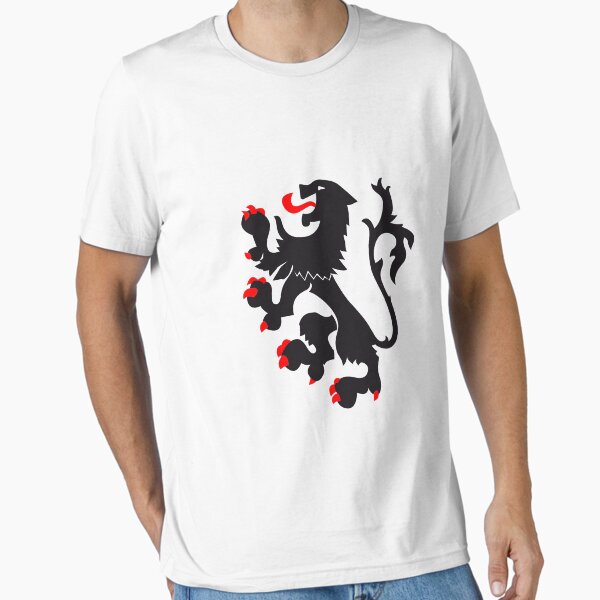 Vista previa del artículo con la obra «Escudo de armas León de Flandes», diseñado y vendido por Zimbo-Zimbo.