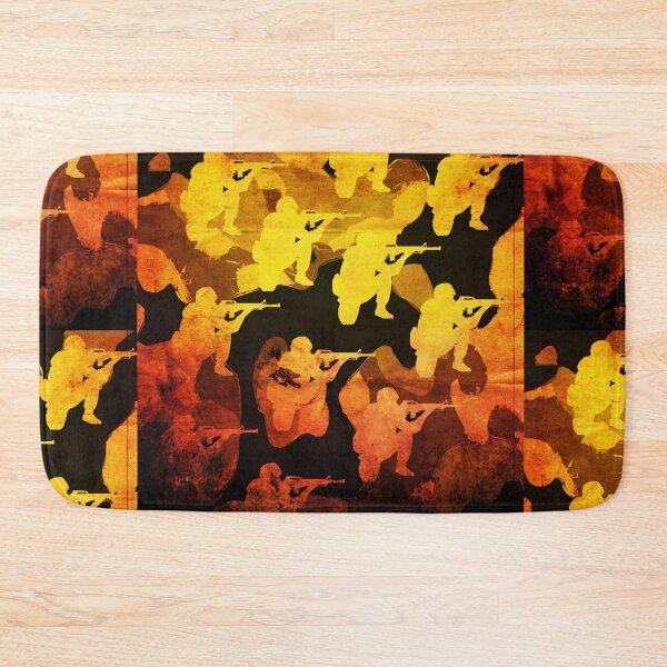 Item preview, Camouflage Militaria - Pattern design of soldiers on camouflage background. designed and sold by Clifford Hayes.