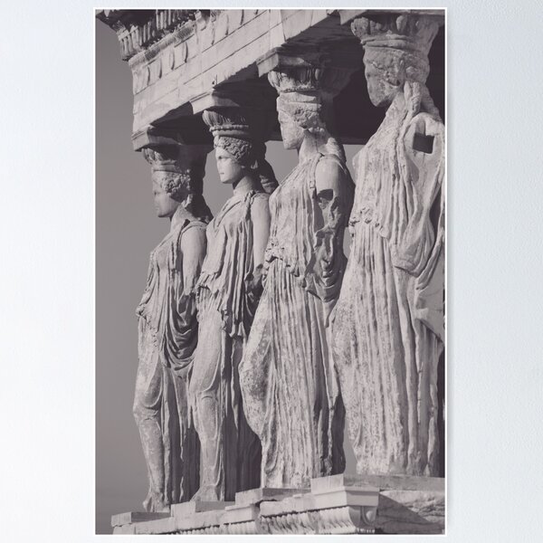 Item preview, Caryatids of the Erechtheion, ancient greek, Athens agora, Erectheum, Greece photo,  Acropolis of Athens designed and sold by Stefano Spalluto.