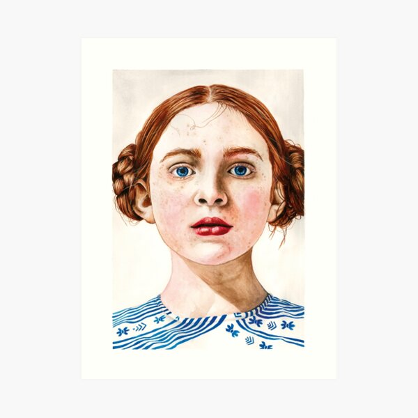 Sadie Sink Art Print