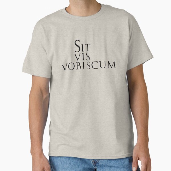 Item preview, May the force be with you phrase in Latin designed and sold by Espirius.