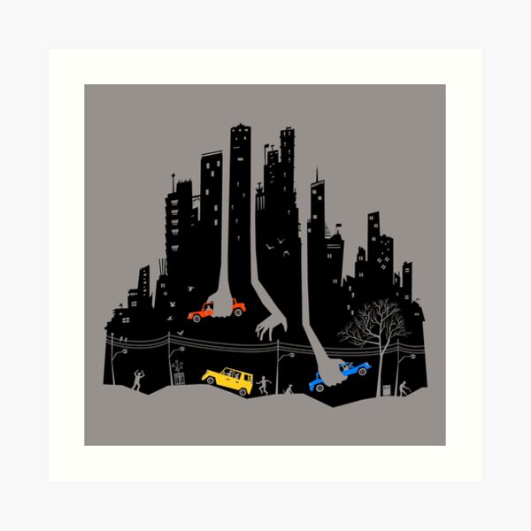 Beware Of Those Hands Art Print