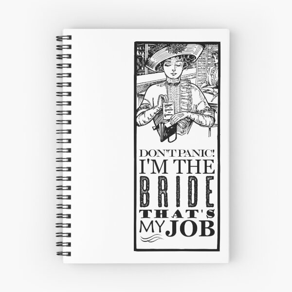 Item preview, Bride Don't Panic designed and sold by blackheartscot.