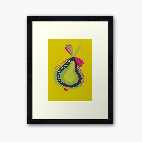 Pear Framed Art Print