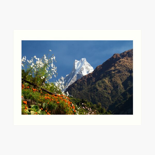 Annapurna Conservation Area. Art Print
